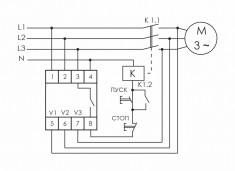 Реле контроля наличия, асимметрии фаз и контроля состояния контактора CZF-2B &mdash; Multielectrika