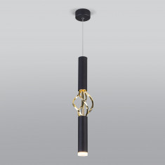 Подвесной светодиодный светильник 50191/1 LED черный/золото &mdash; Multielectrika