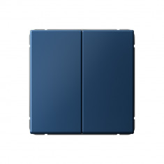 Переключатель двухклавишный Systeme Electric ArtGallery 10АХ, аквамарин &mdash; Multielectrika