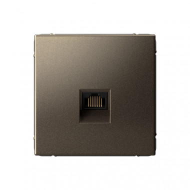 Розетка RJ-45 Systeme Electric ArtGallery кат. 6A, мокко — Multielectrika
