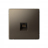 Розетка RJ-45 Systeme Electric ArtGallery кат. 6A, мокко