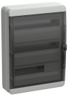 Корпус пластиковый IEK TEKFOR КМПн-54 IP65 черная прозрачная дверь фото 1 — Multielectrika