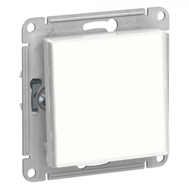 Выключатель одноклавишный Schneider Electric Atlas Design Art белый — Multielectrika