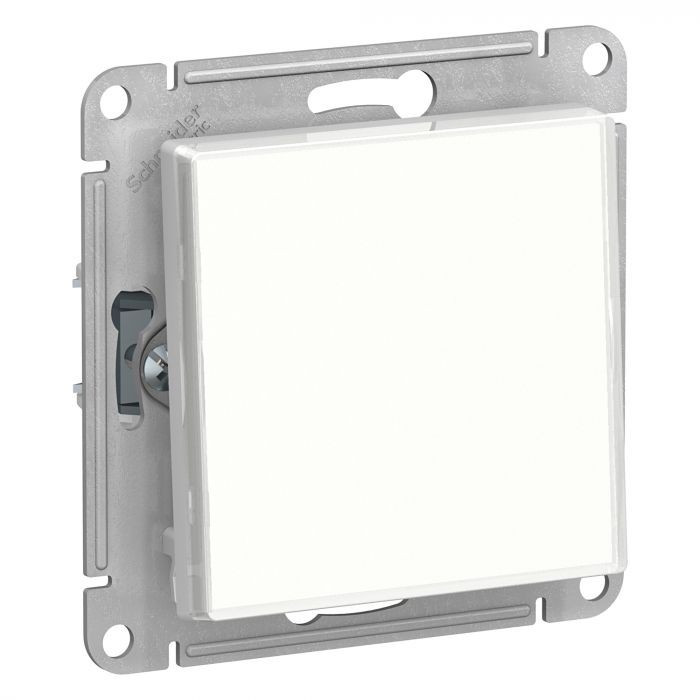 Выключатель одноклавишный Schneider Electric Atlas Design Art белый фото 1 — Multielectrika