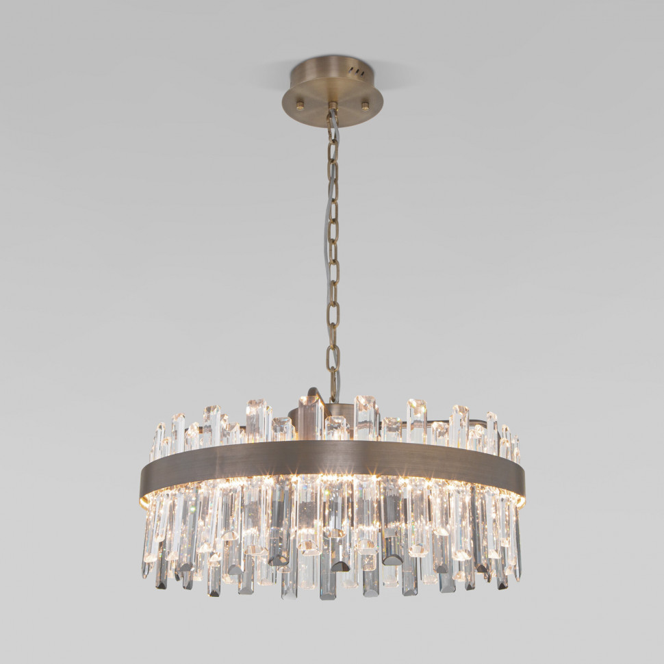 Подвесной светодиодный светильник с хрусталем 417/1 фото 1 — Multielectrika