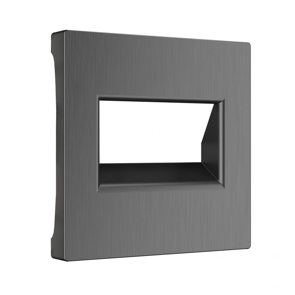 Накладка для двойной розетки Еthernet RJ-45 (графит рифленый) W1191104 фото 1 &mdash; Multielectrika