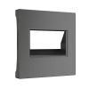 Накладка для двойной розетки Еthernet RJ-45 (графит рифленый) W1191104 фото 1 &mdash; Multielectrika
