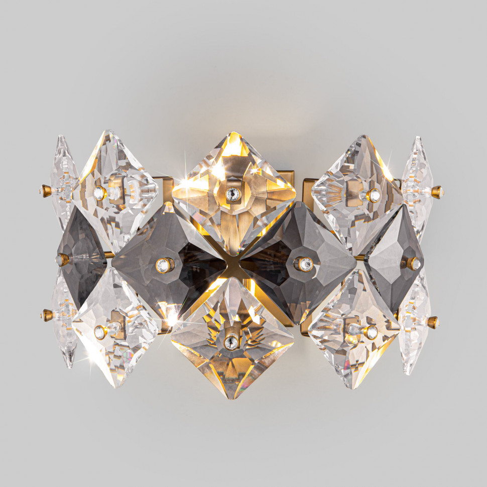Настенный хрустальный светильник 371/3 Strotskis фото 1 — Multielectrika
