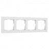 Рамка из поликарбоната на 4 поста Hammer белый W0042401