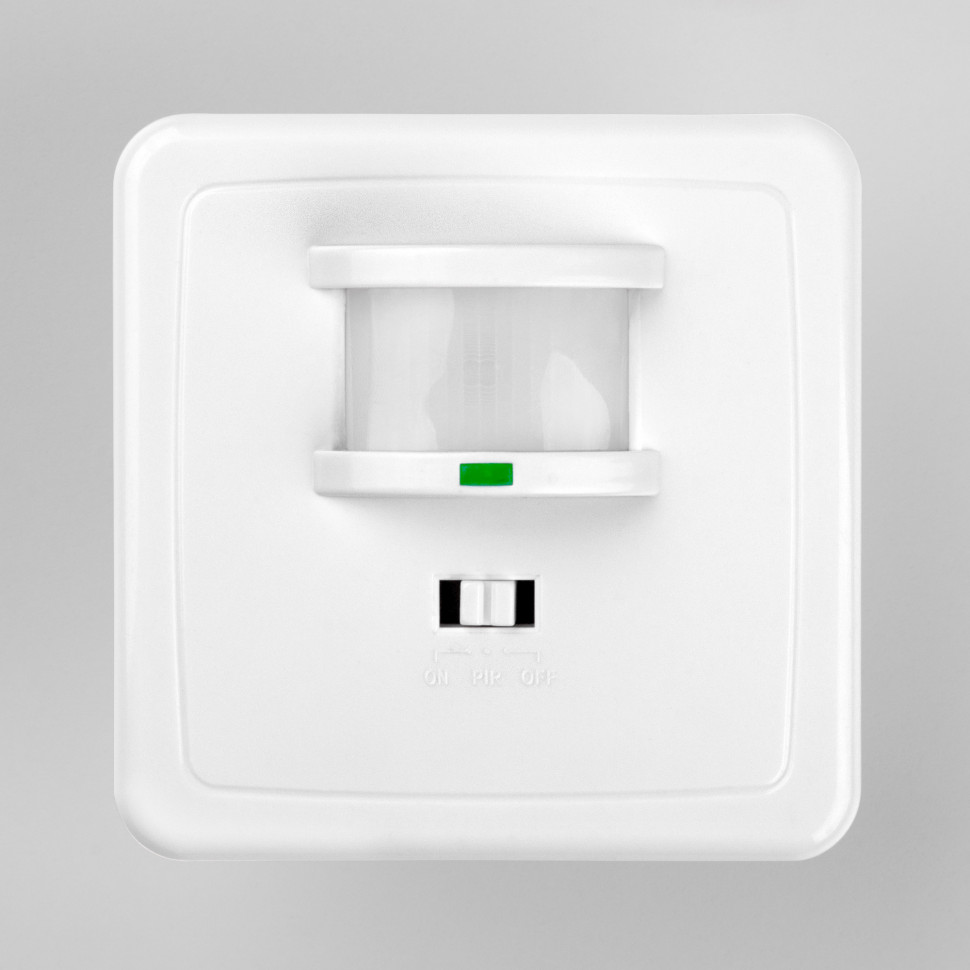 Инфракрасный датчик движения 9m 1-1,8m 800W IP20 160° SNS-M-01 белый фото 1 — Multielectrika