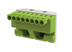 Клеммник самозажимной ABB PE 8x4+2x25мм ZK82G 1SPE007715F9713 &mdash; Multielectrika