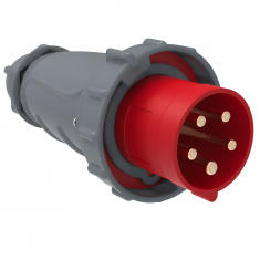 Вилка переносная IEK ССИ-035 MAGNUM 63А 3Р+РЕ+N 380В IP54 &mdash; Multielectrika