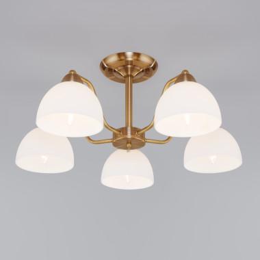 Потолочная люстра 30172/5 античная бронза — Multielectrika