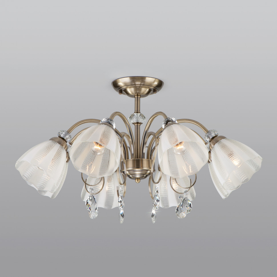 Потолочный светильник 30155/8 античная бронза фото 1 — Multielectrika