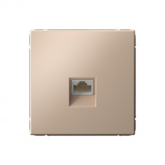 Розетка RJ-45 Systeme Electric ArtGallery кат. 6A, песочный &mdash; Multielectrika