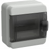 Корпус пластиковый IEK TEKFOR КМПн-6 IP65 черная прозрачная дверь