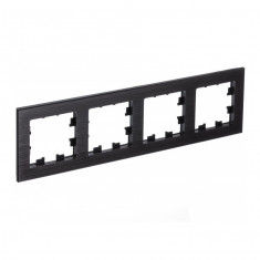 Рамка Schneider Electric Atlas Design Nature на 4 поста, оникс &mdash; Multielectrika