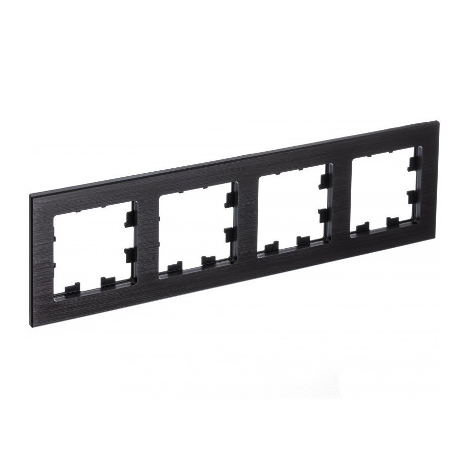 Рамка Schneider Electric Atlas Design Nature на 4 поста, оникс фото 1 — Multielectrika