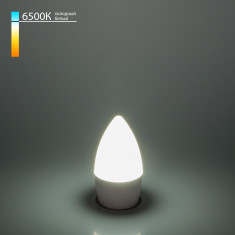 Светодиодная лампа "Свеча" C37 6W 6500K E27 BLE2738 &mdash; Multielectrika