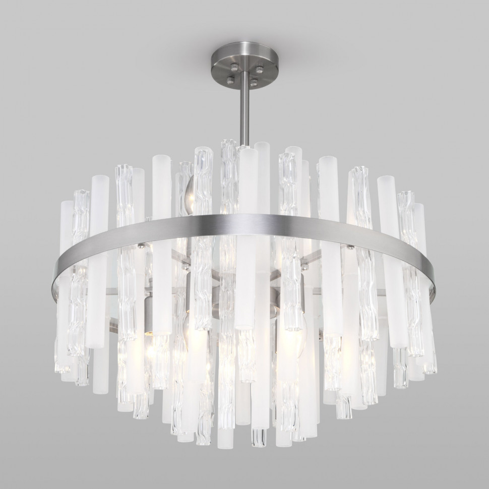 Потолочная люстра Умный дом 367/9 Smart никель фото 1 — Multielectrika