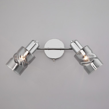 Настенный светильник со стеклянными плафонами 20120/2 хром — Multielectrika