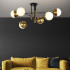 Умная потолочная люстра в стиле лофт 70129/6 латунь Smart фото 2 — Multielectrika