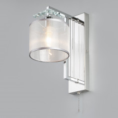 Настенный светильник с абажуром 60123/1 хром &mdash; Multielectrika