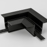SY-LINK-CNLV-T2-BL, коннектор угловой горизон.для встраиваемого глубокого шинопровода под шпак., чер