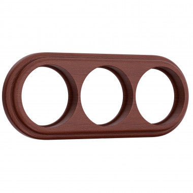 Рамка на 3 поста (итальянский орех) WL15-frame-03 — Multielectrika