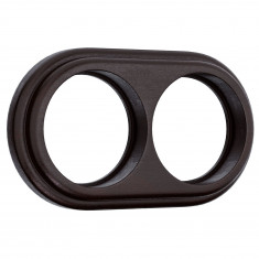 Рамка на 2 поста венге W0025226 &mdash; Multielectrika