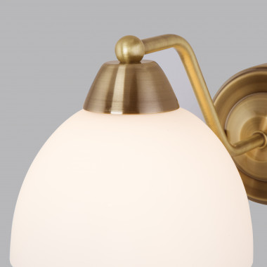 Бра со стеклянным плафоном 30172/1 античная бронза — Multielectrika