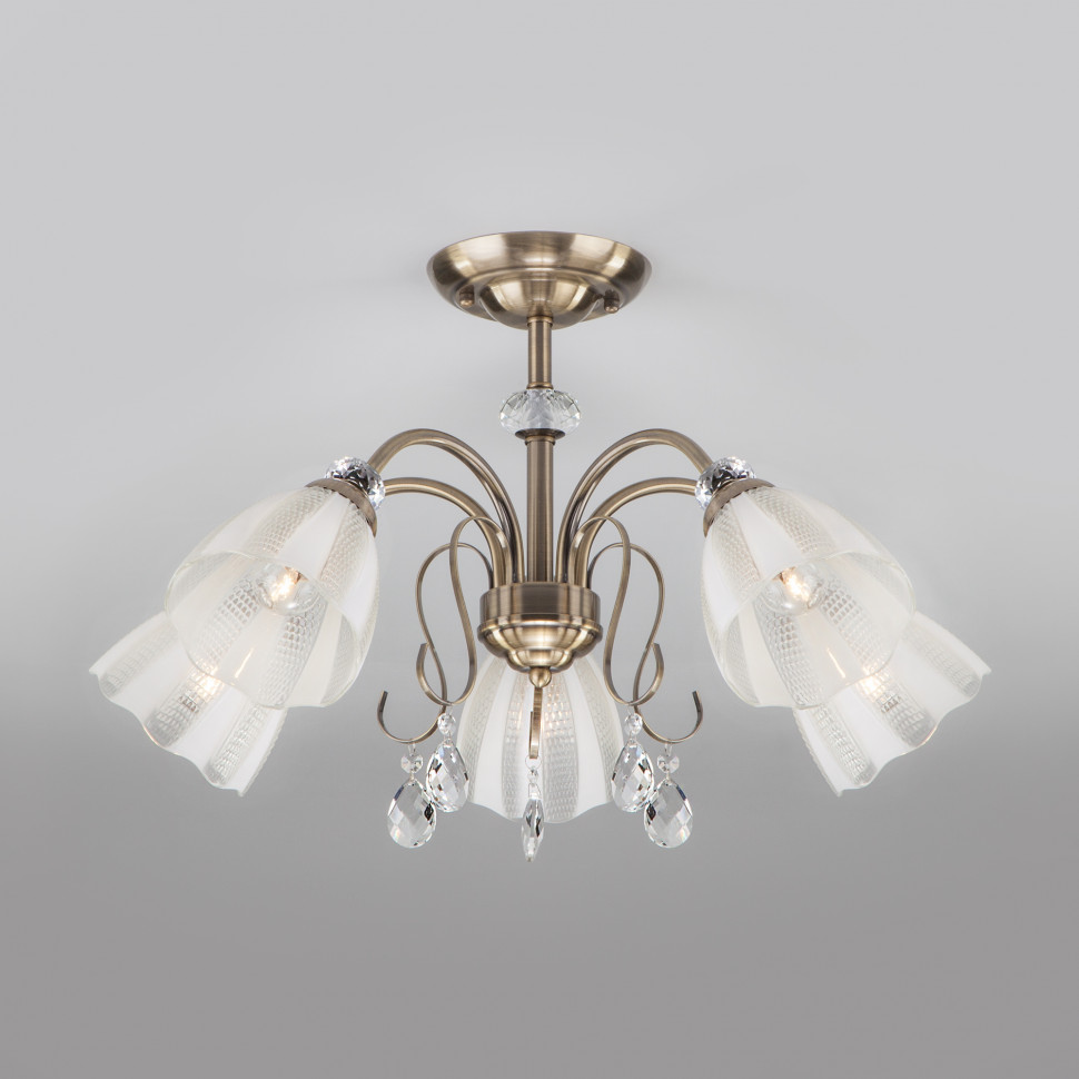 Потолочный светильник 30155/5 античная бронза фото 1 — Multielectrika