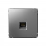 Розетка RJ-45 Systeme Electric ArtGallery кат. 6A, сталь