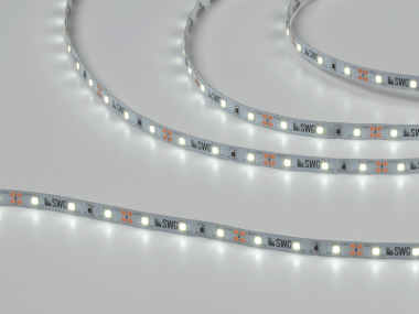 Лента светодиодная 4,8 Вт/м SMD2835 открытая (IP20) Холодный, 12В, 3М — Multielectrika