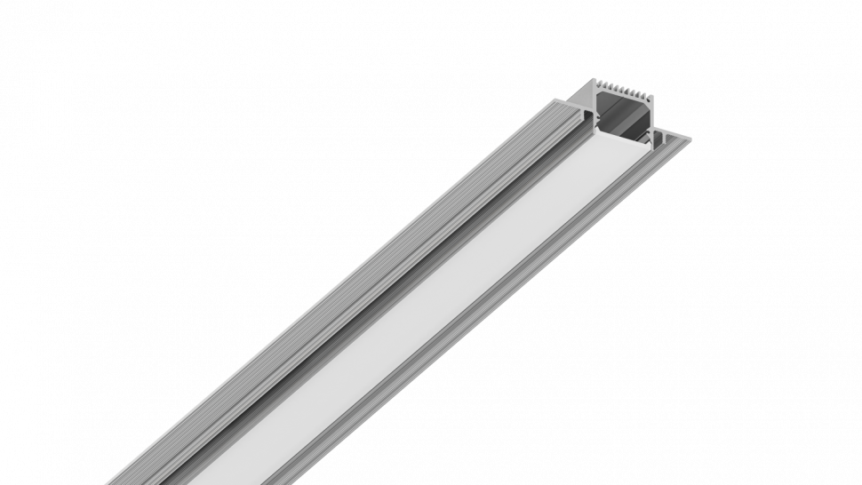 Алюминиевый профиль Design LED без видимой рамки LG35, 2500 мм, анодированный фото 1 &mdash; Multielectrika