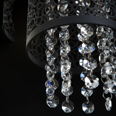 Подвесной светильник с хрусталем 1180/2 хром &mdash; Multielectrika