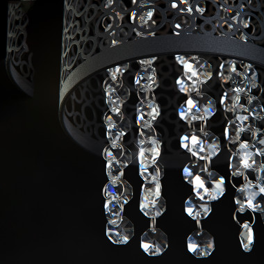 Подвесной светильник с хрусталем 1180/2 хром — Multielectrika