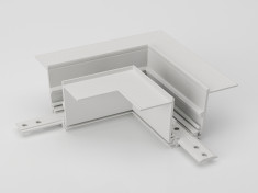 SY-LINK-CNLV-T2-WH, коннектор угловой горизон.для встраиваемого глубокого шинопровода под шпак., бел &mdash; Multielectrika