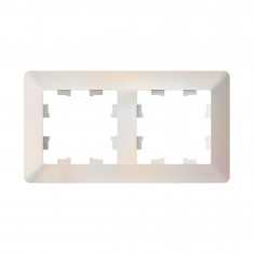 Рамка на 2 поста Systeme Electric AtlasDesign Air жемчуг &mdash; Multielectrika