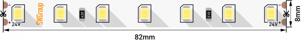 Лента светодиодная SWG PRO SWG2P80 005848 фото 1 — Multielectrika