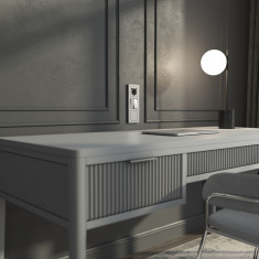 Рамка из поликарбоната на 3 поста Hammer серебряный W0032406 &mdash; Multielectrika