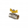 Шаровой газовый кран, рукоятка бабочка 3/4 вн.-вн. Valtec VALGAS VT.277.N.05