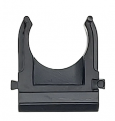 Крепеж - клипса для труб черная d-16 "Промрукав" &mdash; Multielectrika
