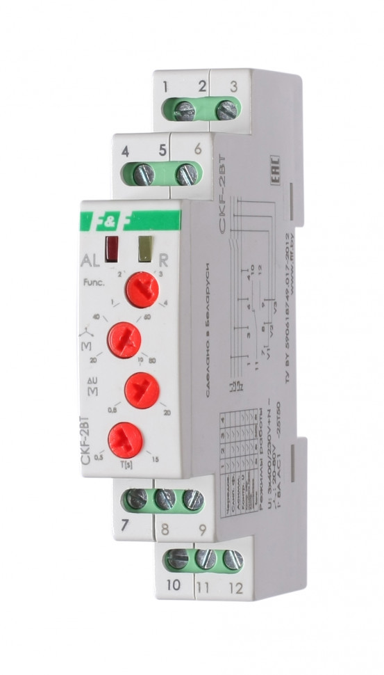 Реле контроля наличия, асимметрии фаз и контроля состояния контактора CKF-2BT фото 1 — Multielectrika