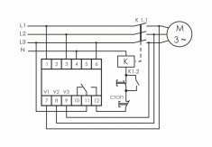 Реле контроля наличия, асимметрии фаз и контроля состояния контактора CKF-2BT &mdash; Multielectrika
