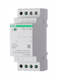 Реле промежуточный электромагнитный (Ампер-30 / Волт-230 АС / Контакт-1NO) PK-1Z-30-230 &mdash; Multielectrika
