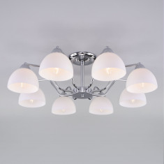 Потолочная люстра с плафонами 30172/8 хром &mdash; Multielectrika