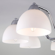 Потолочная люстра с плафонами 30172/8 хром &mdash; Multielectrika