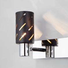 Настенный светильник с поворотными плафонами 20090/2 черный/хром &mdash; Multielectrika