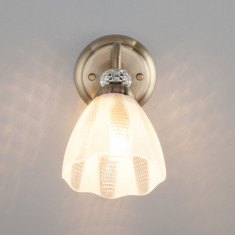 Бра со стеклянным плафоном 30155/1 античная бронза &mdash; Multielectrika